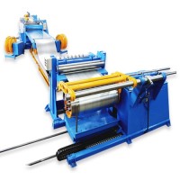 Automatic uncoiler straightening and cut to length line machine