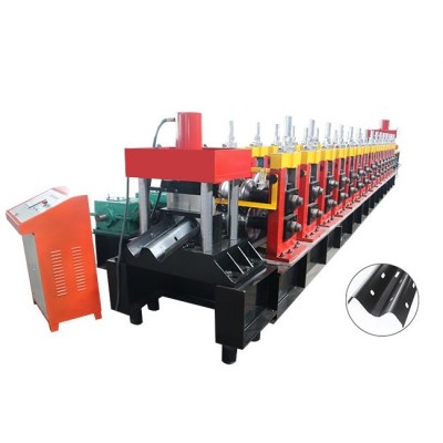 metal highway guardrail roll forming machine