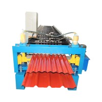 Double Layer Tile Aluminum Roof Panel Glazed Roll Forming Making Machine