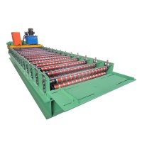 Color Corrugated Galvanized Steel Metal Roofing Panel Sheet Roll Forming Machine