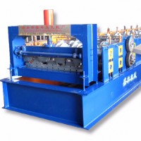 Steel   Deck  Floor Roll Forming Machinery For Beautiful Design