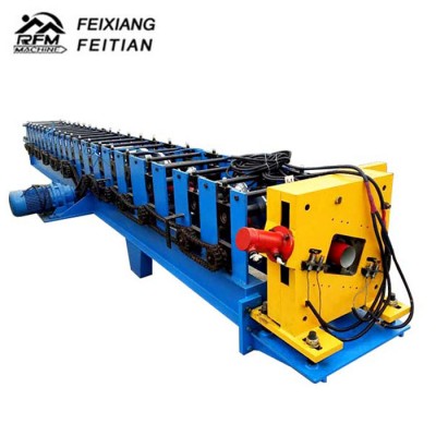 Flexible aluminum or stainless steel foil duct forming machine