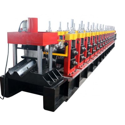 Steel Frame W beam Highway Guardrail Purlin Panel Roll Forming Making Machine