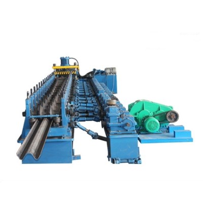 Steel cold forming equipments guardrail punching machine