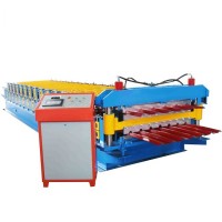 Chinese Manufacturer Metal Sheet Galvanized Double Layer Roll Forming Machine